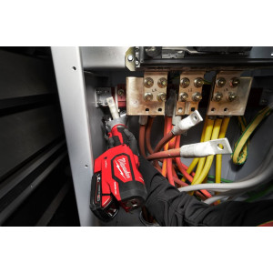 Обтискач гідравлічний акумуляторний для кабелів MILWAUKEE, M18 HDCT-202C (зарядний пристрій М12-18 С, 2 акумулятори М18 В2 2Аг,