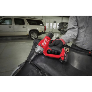 Заклепочник акумуляторний безщітковий MILWAUKEE M18 ONEFPRT-0X, діаметр заклепок 4,8-7,0мм (каркас, кліпса на ремінь. перехідник