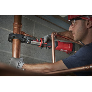 Обтискач гідравлічний акумуляторний для труб MILWAUKEE, M18 ONEBLHPT-302C Geberit Mapress Set (зарядний пристрій М12-18 FC, 2 ак