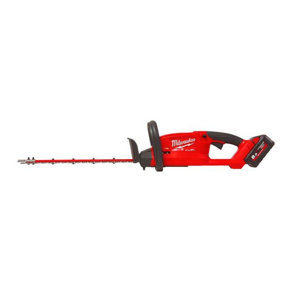 Кущоріз акумуляторний безщітковий MILWAUKEE, M18 FHT45-802, лезо 45см (зарядний пристрій M12-18 FC, 2 акумулятори М18 НВ8 8Аг, к