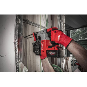 Перфоратор акумуляторний безщітковий SDS-PLUS MILWAUKEE, M18 BLH-0, 2,3Дж (каркас, бічна рукоять, обмежувач глибини, картонне па