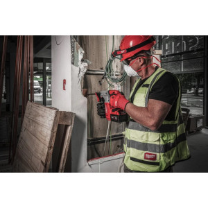 Перфоратор акумуляторний безщітковий SDS-PLUS MILWAUKEE, M18 BLH-0, 2,3Дж (каркас, бічна рукоять, обмежувач глибини, картонне па