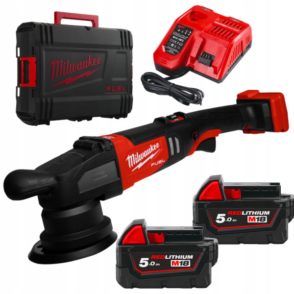 Машина полірувальна ексцентрикова акумуляторна безщіткова MILWAUKEE, M18 FROP15-502X, діаметр 125мм (зарядний.пристрій М12-18 FC Машина полірувальна ексцентрикова акумуляторна безщіткова MILWAUKEE, M18 FROP15-502X, діаметр 125мм (зарядний.пристрій М12-18 FC
