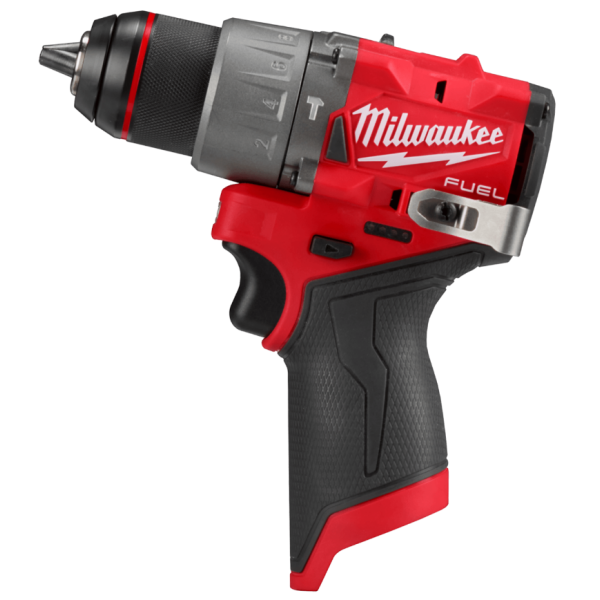 Дриль-шуруповерт з ударом акумуляторний безщітковий MILWAUKEE, M12 FPD2-0, 37/45Нм (каркас. кліпса для ременя, картонне пакуванн