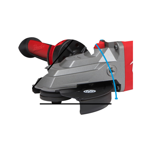 Шліфмашина кутова - болгарка акумуляторна MILWAUKEE M18 FSAGF125XB-0X, 1200Вт, діаметр 125мм (антивібраційна бокова рукоятка, за