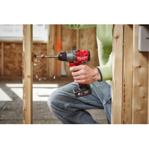 Дриль-шуруповерт акумуляторний MILWAUKEE, M12 FDD2-402X (зарядний пристрій С12 С, 2 акумулятори М12 В4 4Аг, кліпса для ременя, H