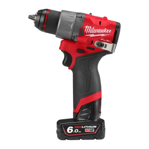 Дриль-шуруповерт акумуляторний безщітковий MILWAUKEE, M12 FDD2-602X (зарядний пристрій С12 С, 2 акумулятори М12 В6 6Аг, кліпса д