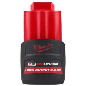 Акумулятор Li-Ion HIGH OUTPUT MILWAUKEE, M12 HB2.5 2,5Аг