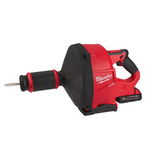 Машина прочистна акумуляторна безщіткова MILWAUKEE, M18 FDCPF10-201C, трос 10м (зарядний пристрій М12-18 С, 1 акумулятор М18 В2