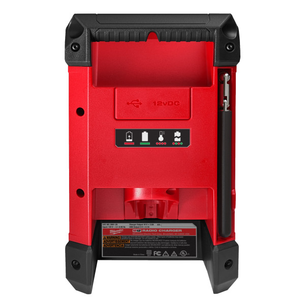 Радіоприймач із зарядним пристроєм акумуляторний MILWAUKEE, M12 RCDAB+ (картонне пакування) Радіоприймач із зарядним пристроєм акумуляторний MILWAUKEE, M12 RCDAB+ (картонне пакування)