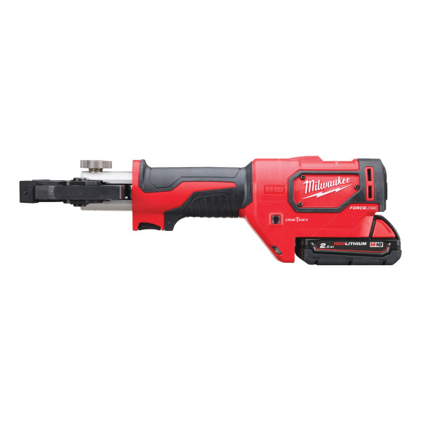 Обтискач гідравлійчний акумуляторний для кабелів MILWAUKEE, M18 HCCT-201C, 53кН (зарядний.пристрій M12-18 FC, 1 акумумулятор М18