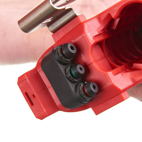Заклепочник акумуляторний MILWAUKEE, M12 BPRT-0, діаметр заклепок 2,4-4,8мм (каркас, 4 накінечника, ключ, картонне пакування)
