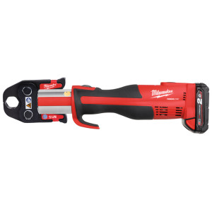Обтискач гідравлічний акумуляторний для труб MILWAUKEE, M18 BLHPT-202C M-SET (зарядний пристрій М12-18 С, 2 акумулятори М18 В2 2