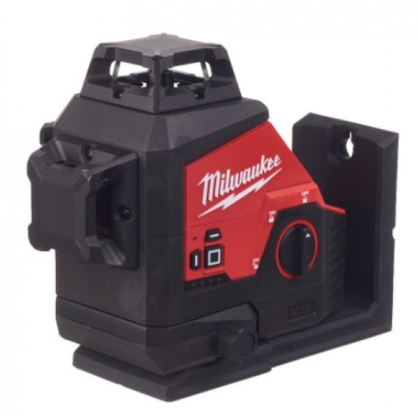 Нівелір 3D лазерний акумуляторний MILWAUKEE, M12 3PL-0C (360 градусів, зелений промінь) (каркас, аксесуари, кейс) Нівелір 3D лазерний акумуляторний MILWAUKEE, M12 3PL-0C (360 градусів, зелений промінь) (каркас, аксесуари, кейс)