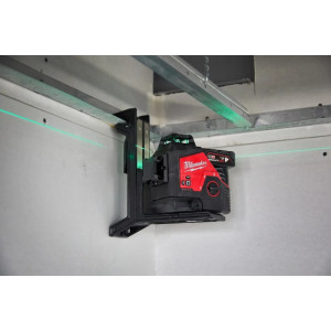 Нівелір 3D лазерний акумуляторний MILWAUKEE, M12 3PL-0C (360 градусів, зелений промінь) (каркас, аксесуари, кейс)