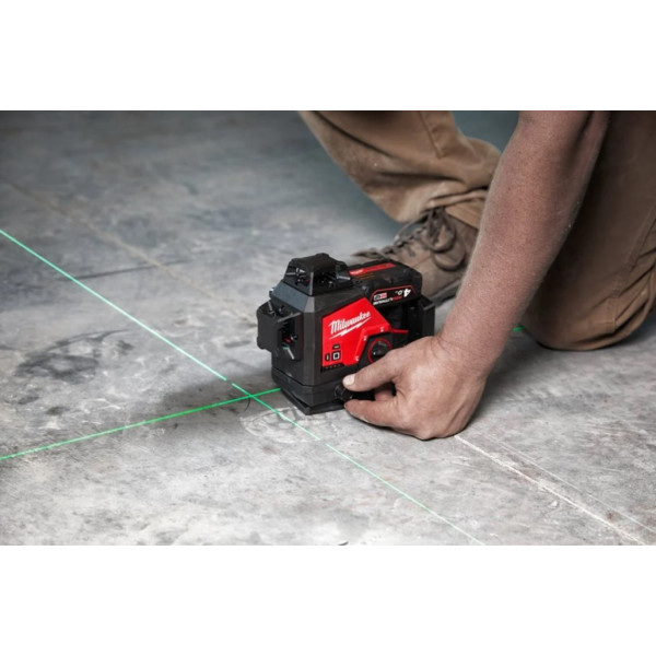 Нівелір 3D лазерний акумуляторний MILWAUKEE, M12 3PL-0C (360 градусів, зелений промінь) (каркас, аксесуари, кейс) Нівелір 3D лазерний акумуляторний MILWAUKEE, M12 3PL-0C (360 градусів, зелений промінь) (каркас, аксесуари, кейс)