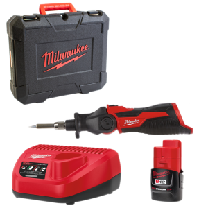 Паяльник акумуляторний MILWAUKEE, M12 SI-201C (зар...