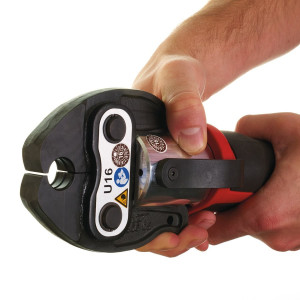 Обтискач гідравлічний акумуляторний для труб MILWAUKEE M12 HPT-202C U-SET (зарядний пристрій С12 С, 2 акумулятори М12 В2 2Аг, ак