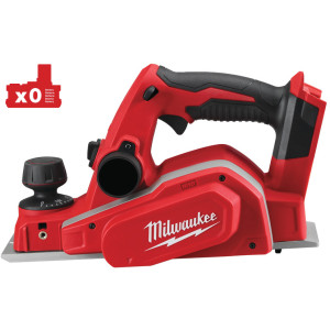 Рубанок акумуляторний MILWAUKEE, M18 BP-0, 82мм (+пилозбірник, кутова та бокова напрямна, картонне пакування)