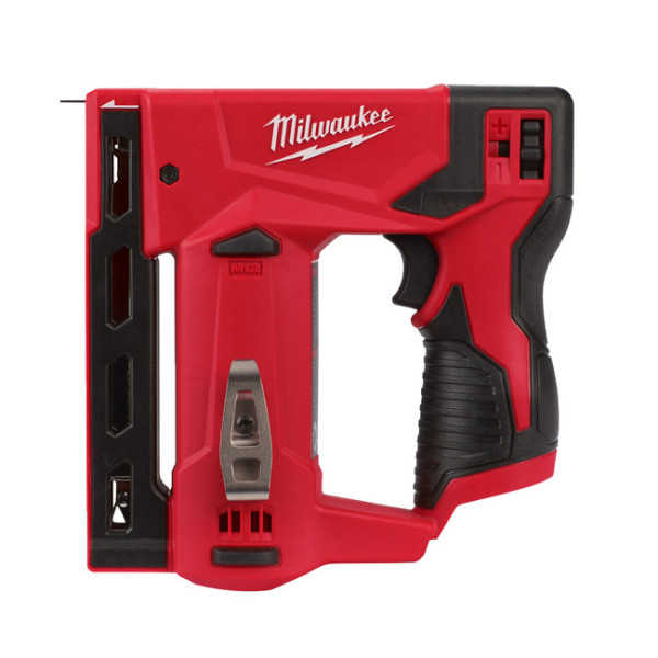 Степлер акумуляторний MILWAUKEE, M12 BST-0 (каркас. кліпса для ременя, картонне пакування) Степлер акумуляторний MILWAUKEE, M12 BST-0 (каркас. кліпса для ременя, картонне пакування)