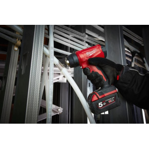 Термоповітродувка акумуляторна MILWAUKEE, M18 BHG-0 (каркас, аксесуари, картонне пакування)