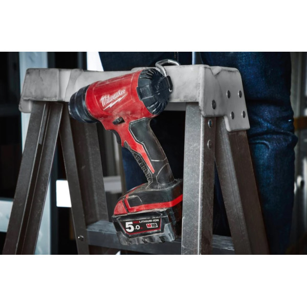 Термоповітродувка акумуляторна MILWAUKEE, M18 BHG-0 (каркас, аксесуари, картонне пакування) Термоповітродувка акумуляторна MILWAUKEE, M18 BHG-0 (каркас, аксесуари, картонне пакування)