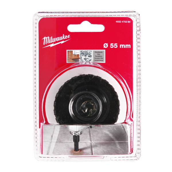 Коронка алмазна Diamond Max MILWAUKEE M14, діаметр 55мм (сухе свердління) Коронка алмазна Diamond Max MILWAUKEE M14, діаметр 55мм (сухе свердління)