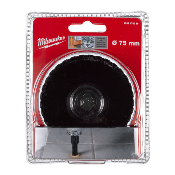 Коронка алмазна Diamond Max MILWAUKEE M14, діаметр 75мм (сухе свердління) Коронка алмазна Diamond Max MILWAUKEE M14, діаметр 75мм (сухе свердління)