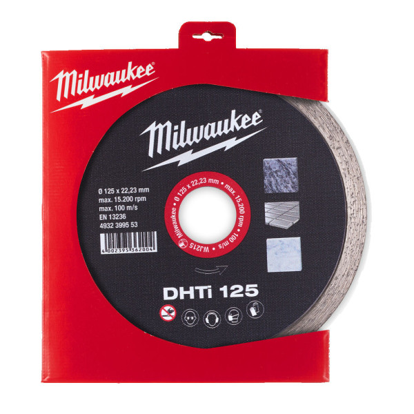 Диск алмазний MILWAUKEE, DHTI 125, діаметр 125мм Диск алмазний MILWAUKEE, DHTI 125, діаметр 125мм