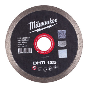 Диск алмазний MILWAUKEE, DHTI 125, діаметр 125мм