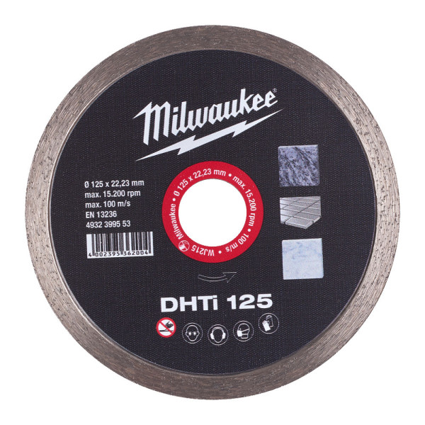 Диск алмазний MILWAUKEE, DHTI 125, діаметр 125мм Диск алмазний MILWAUKEE, DHTI 125, діаметр 125мм