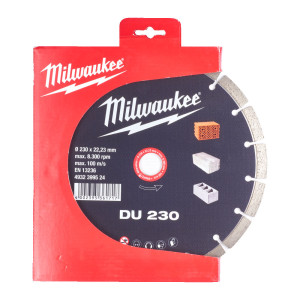 Диск алмазний MILWAUKEE DU 230, діаметр 230мм (цег...