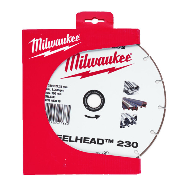 Диск алмазний Speedcross STEELHEAD 230 MILWAUKEE, діаметр 230мм, (метал, нержавійка) Диск алмазний Speedcross STEELHEAD 230 MILWAUKEE, діаметр 230мм, (метал, нержавійка)