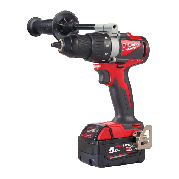 Дриль-шуруповерт акумуляторний безщітковий MILWAUKEE, M18 BLDD2-502X, 82Нм (зарядний пристрій М12-18 FС, 2 акумулятори М18 В5 5А Дриль-шуруповерт акумуляторний безщітковий MILWAUKEE, M18 BLDD2-502X, 82Нм (зарядний пристрій М12-18 FС, 2 акумулятори М18 В5 5А