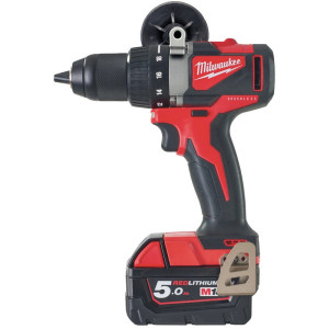 Дриль-шуруповерт акумуляторний безщітковий MILWAUKEE, M18 BLDD2-502X, 82Нм (зарядний пристрій М12-18 FС, 2 акумулятори М18 В5 5А