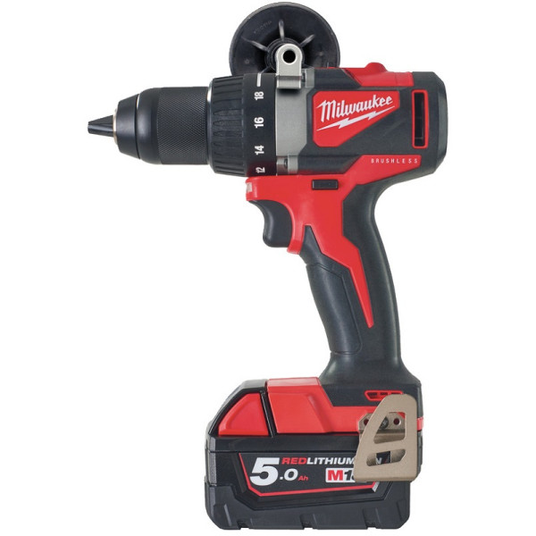 Дриль-шуруповерт акумуляторний безщітковий MILWAUKEE, M18 BLDD2-502X, 82Нм (зарядний пристрій М12-18 FС, 2 акумулятори М18 В5 5А Дриль-шуруповерт акумуляторний безщітковий MILWAUKEE, M18 BLDD2-502X, 82Нм (зарядний пристрій М12-18 FС, 2 акумулятори М18 В5 5А