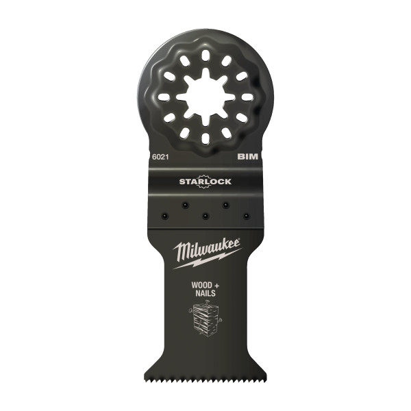 Полотно для мультітула BiM STARLOCK MILWAUKEE, 35х42мм, (10шт) (деревина з цвяхами) Полотно для мультітула BiM STARLOCK MILWAUKEE, 35х42мм, (10шт) (деревина з цвяхами)