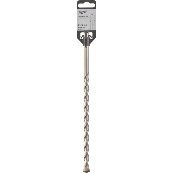 Бур SDS-PLUS Contractor MILWAUKEE діаметр 12x260х200мм