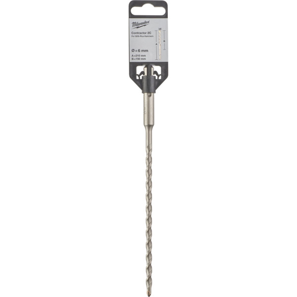 Бур SDS-PLUS Contractor MILWAUKEE діаметр 6x210х150мм