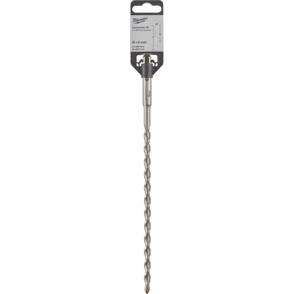 Бур SDS-PLUS Contractor MILWAUKEE діаметр 8x260х200мм