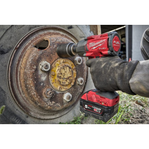 Гайковерт акумуляторний безщітковий 3/8'' MILWAUKEE, М18 FMTIW2F38-0X, 813Нм, з кільцем (каркас, кліпса для реміня, HDкейс)