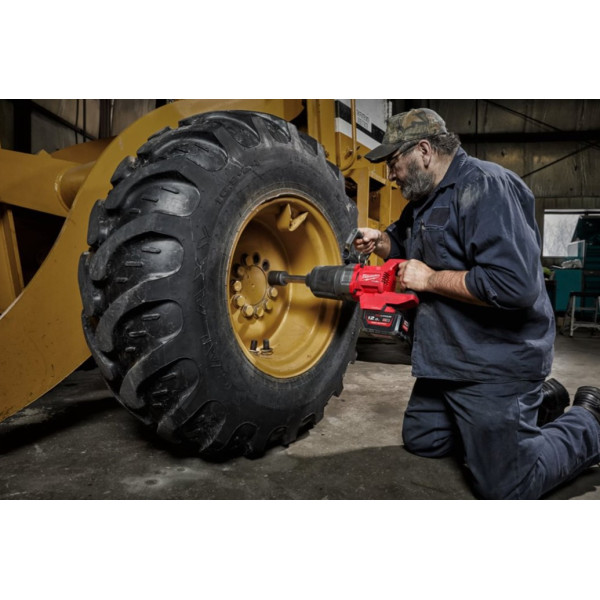 Гайковерт акумуляторний безщітковий 1'' MILWAUKEE, M18 ONEFHIWF1D-0C, 2711Нм, з кільцем (каркас, кейс)