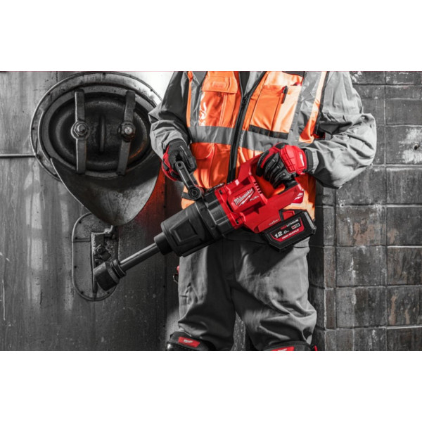 Гайковерт акумуляторний безщітковий 1'' MILWAUKEE, M18 ONEFHIWF1D-0C, 2711Нм, з кільцем (каркас, кейс)