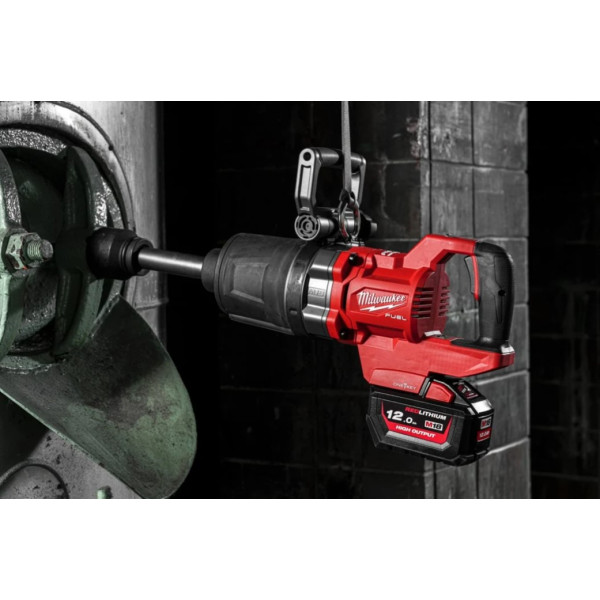 Гайковерт акумуляторний безщітковий 1'' MILWAUKEE, M18 ONEFHIWF1D-0C, 2711Нм, з кільцем (каркас, кейс)