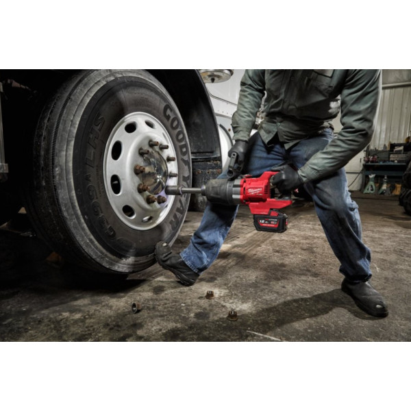Гайковерт акумуляторний безщітковий 1'' MILWAUKEE, M18 ONEFHIWF1D-0C, 2711Нм, з кільцем (каркас, кейс)