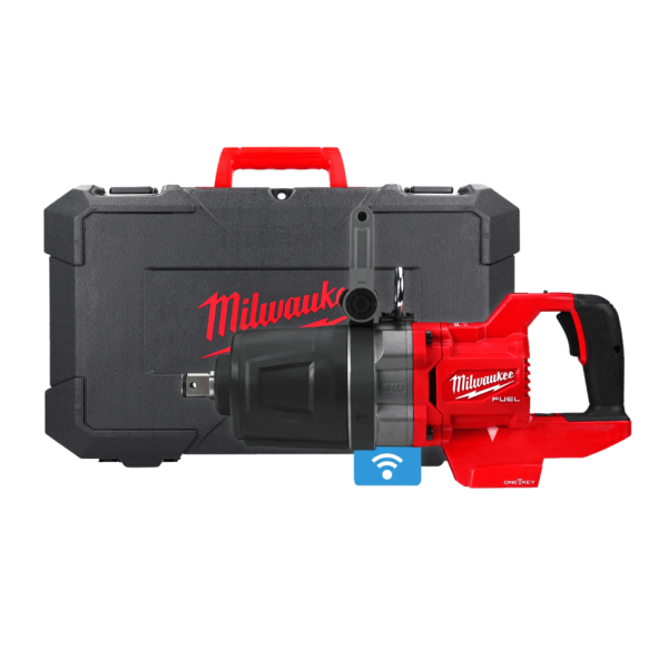 Гайковерт акумуляторний безщітковий 1'' MILWAUKEE, M18 ONEFHIWF1DS-0C, 2711Нм, з кільцем (каркас, кейс)