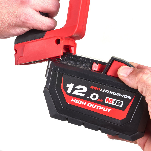 Гайковерт акумуляторний безщітковий 1'' MILWAUKEE, M18 ONEFHIWF1-0X, 2400Нм, з кільцем (каркас, HD кейс)