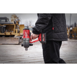 Гайковерт акумуляторний безщітковий 1'' MILWAUKEE, M18 ONEFHIWF1-0X, 2400Нм, з кільцем (каркас, HD кейс)