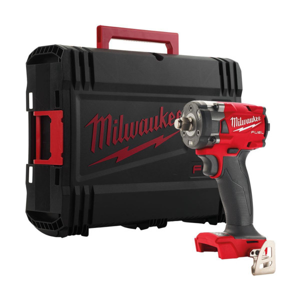 Гайковерт акумуляторний безщітковий 1/2'' MILWAUKEE, M18 FIW2F12-0Х, 339Нм, з кільцем (каркас, кліпса для реміня, HDкейс)