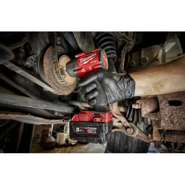 Гайковерт акумуляторний безщітковий 1/2'' MILWAUKEE, M18 FMTIW2P12-502X, 881Нм, з піном (зарядний пристрій M12-18 FC, 2 акумулят